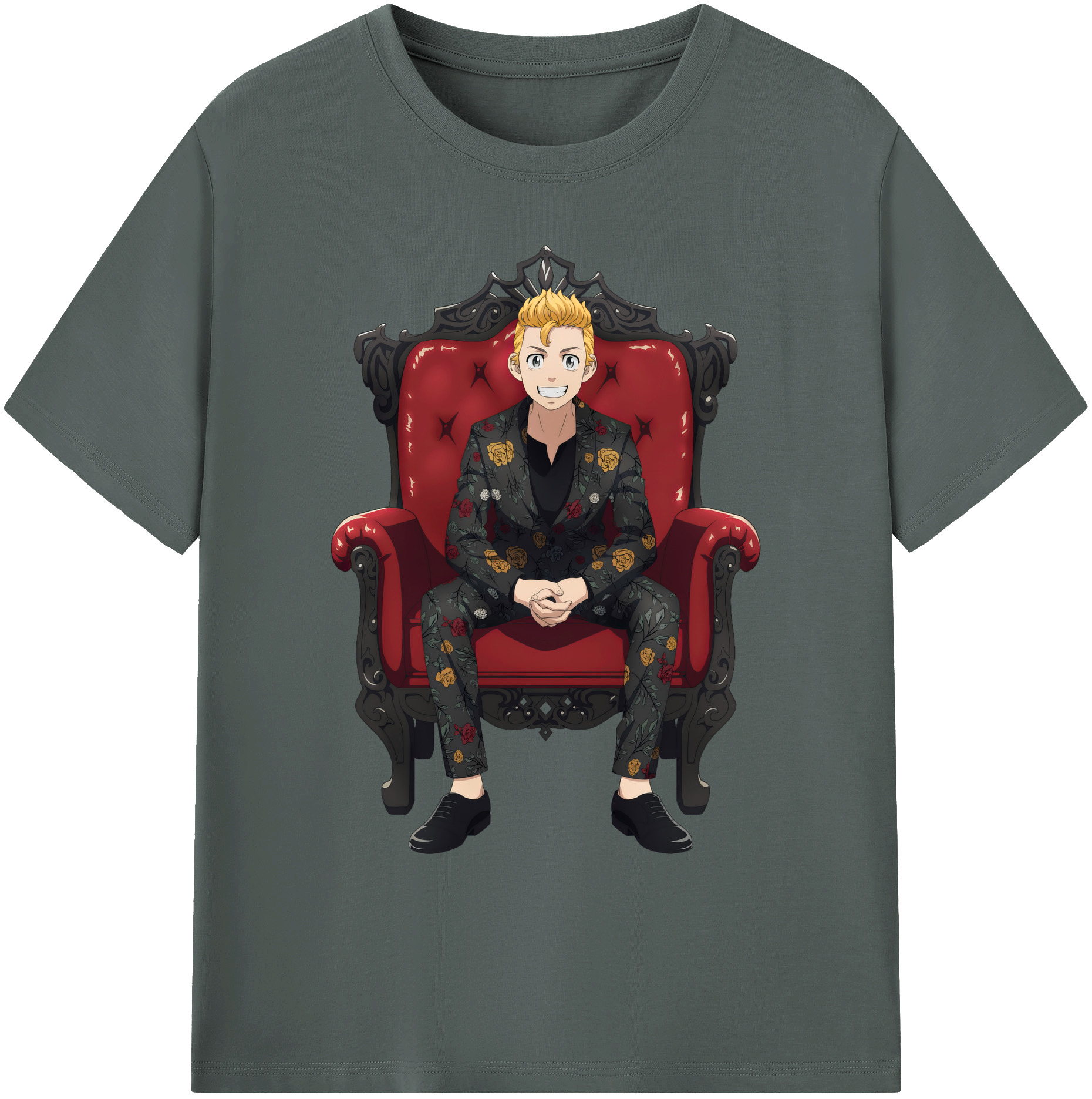 （画像用） 東京リベンジャーズ Tokyo Revengers 綿100％ メンズ半袖Tシャツ｜肌触りやわらか＆通気性